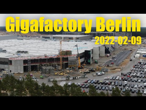 Giga Berlin | 2022-02-10 | Timelapse