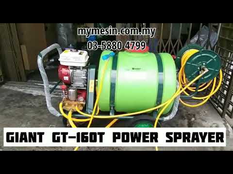 Giant GT-160T Sprayer Pump With Petrol Engine (Mymesin Testing)