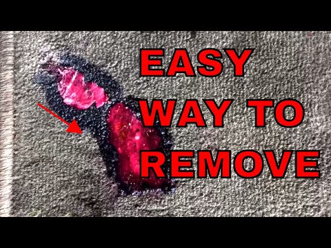 YouTube video about: How to get marshmallow out of carpet?