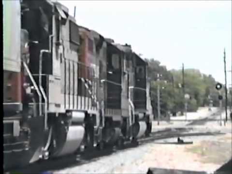 An afternoon in Corsicana, action on the SP/Cotton Belt 1988