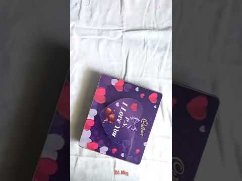 Cadbury dairymilk valentines gift box 💗😍 opening video 💥 #shorts #dairymilk