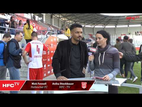 10. Spieltag: Interviews nach dem Spiel Hallescher FC - Chemnitzer FC