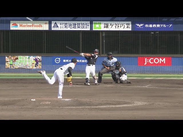 【ファーム】マリーンズ・菅野 ライトスタンドへライナー性の2ランホームランを放つ!! 2019/8/29 F-M(ファーム)