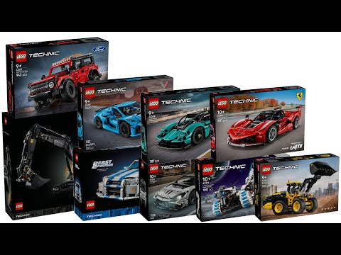 All LEGO Technic Summer sets 2025 Compilation/Collection Speed Build