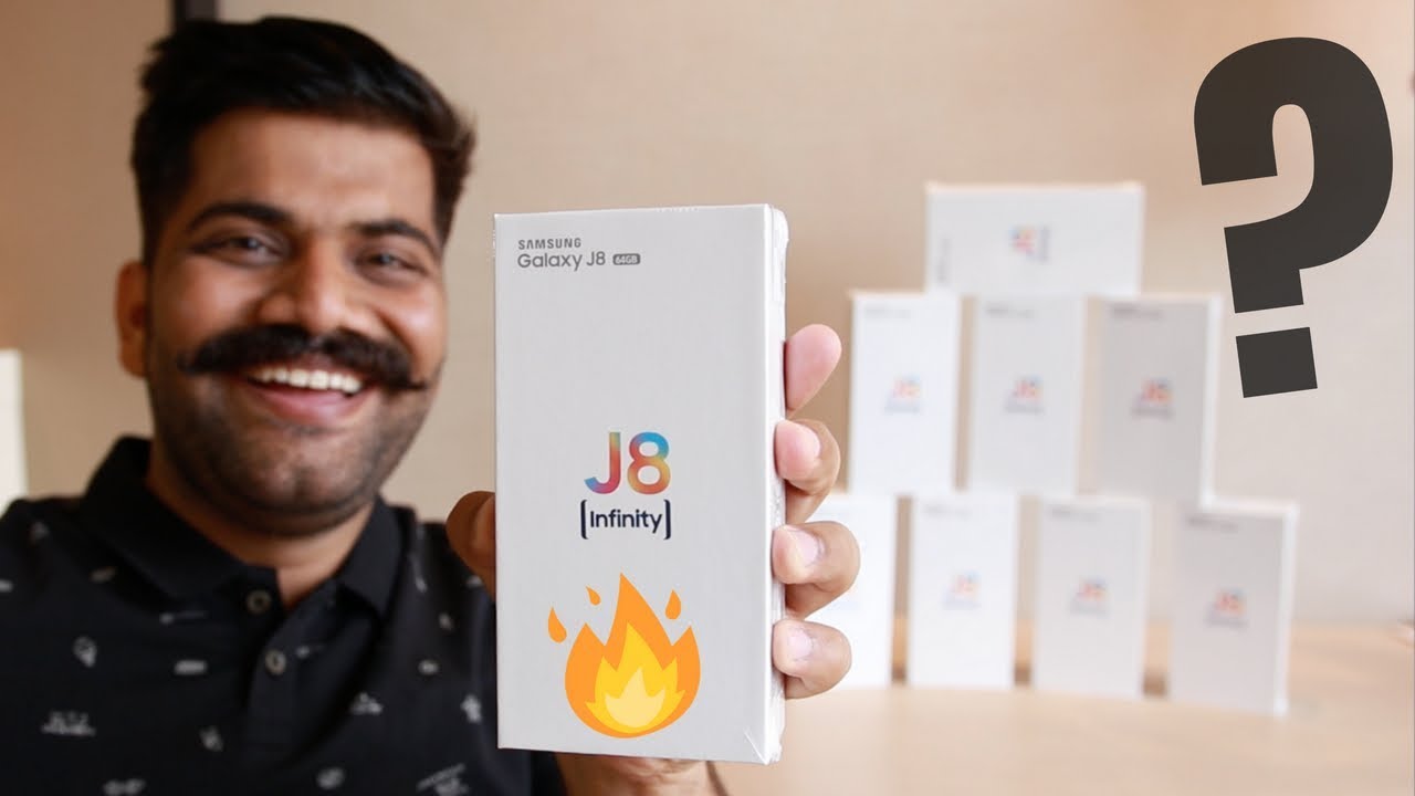 Samsung Galaxy J8 Unboxing & Giveaway 🔥🔥🔥