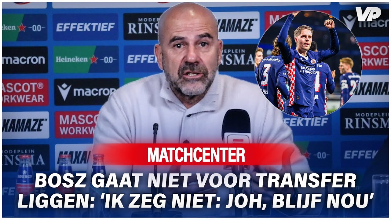 Thumbnail for article: Bosz in bijzonder Eredivisie-rijtje: 'Dan moet ik Bert Jacobs voorbij...'