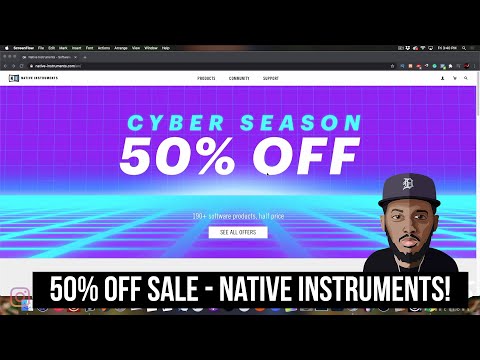 50% OFF Sale - Native Instruments' Cyber Season Sale