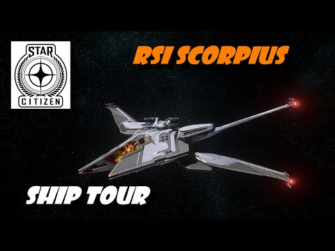 Star Citizen 3.17.4 RSI Scorpius Ship Tour