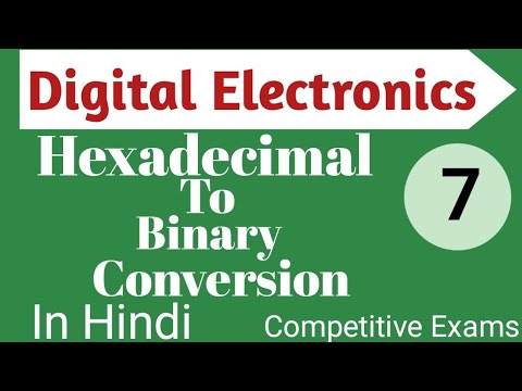 Number System Binary Octal Decimal Hexadecimal in Digital Electronics in Hindi