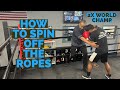 2X Heavyweight Boxing Champion Of The World Teaches How To Spin Off The Ropes
