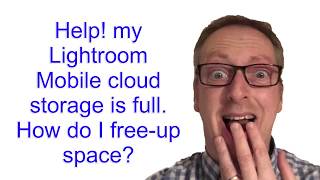 Help my Lightroom Mobile Cloud Storage is full