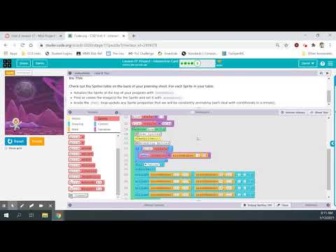 CSD Unit 3: Lesson 17: Project - Interactive Card Part 2