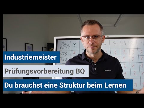 Prüfungsvorbereitung für BQ-Prüfung im Herbst 2024 | Industriemeister (IHK)