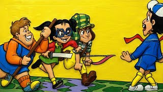 CHAVES, CHIQUINHA E NHONHO SE UNEM PARA PEGAR O QUICO | GIBIS ANIMADOS DA TURMA DO CHAVES