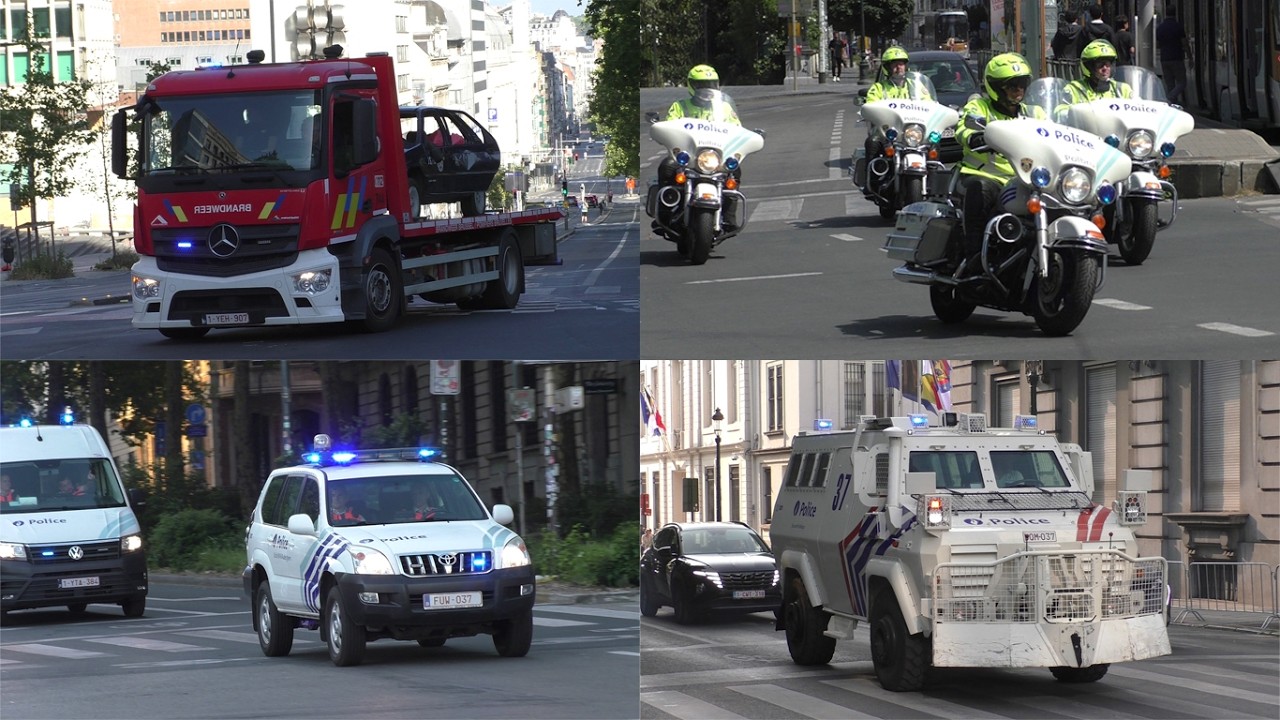 [Spezialeinheiten, Bearcat und mehr!] Einsatzfahrten am Nationalfeiertag 2026 in Brüssel