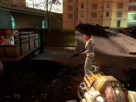 Let's Play Half Life 2 Episode 1 Part 18 Fun With Turrets