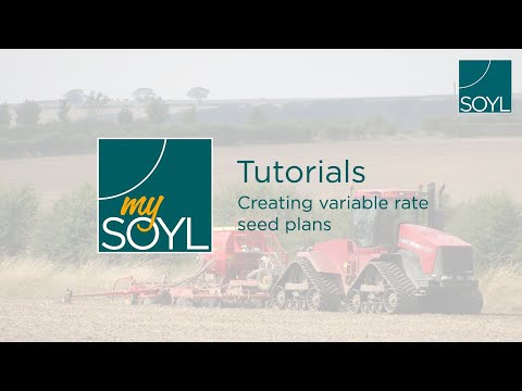 SOYL - MySOYL: Creating variable seed rate plans