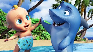 Download lagu Bayi Hiu | Baby Shark duu duu - Lagu Anak Anak | LooLoo Kids Indonesia mp3