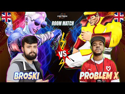 SF6 | BROSKI (#2 Ranked A.K.I.) vs PROBLEM X (M.Bison) 👉 High-Level Street Fighter 6 Gameplay