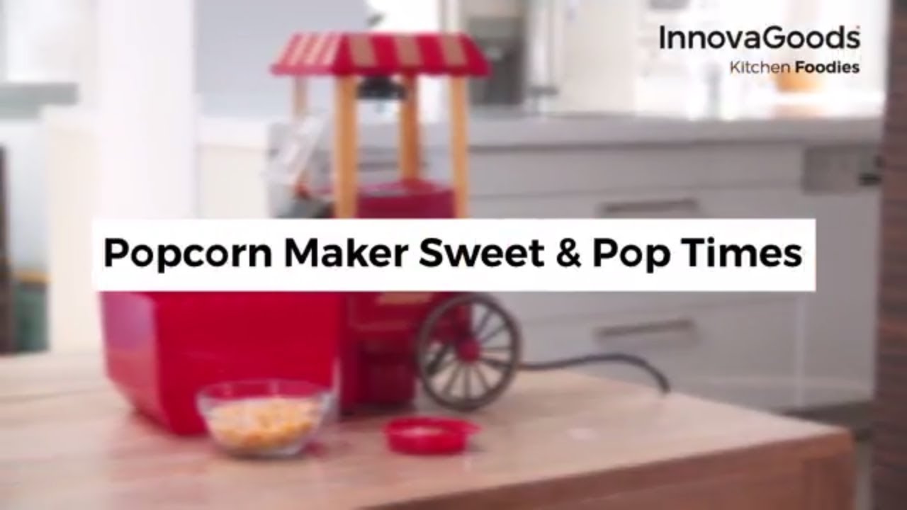 InnovaGoods Kitchen Foodies Sweet & Pop Times popkornų spragintojas
