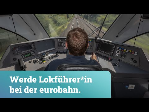 Werde Lokführer*in bei der eurobahn.