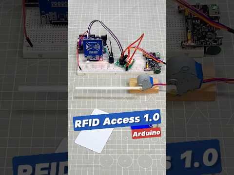 Arduino Door Lock Project with RFID & Buzzer 🚪💡 #arduino #arduinoproject