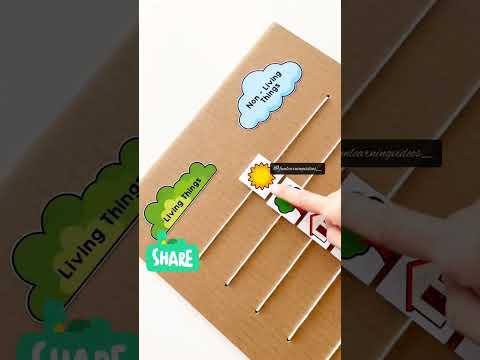 living things non living things tlm #tlm #tlmforkids #dhanasong #trending #viral #tlmideas #ytshorts
