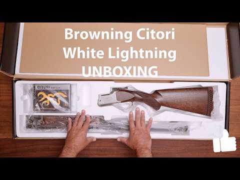 Unboxing a Browning Citori White Lightning 12GA! #browning #hunting
