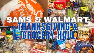 NEW! COME WITH US - Thanksgiving Grocery Haul SAMS & WALMART 23’ - POPEYES CAJUN TURKEY Part 3 of 3