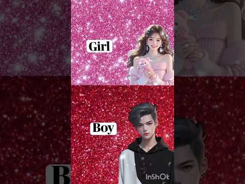 pink colour 💖 vs red colour ❤️ choice one