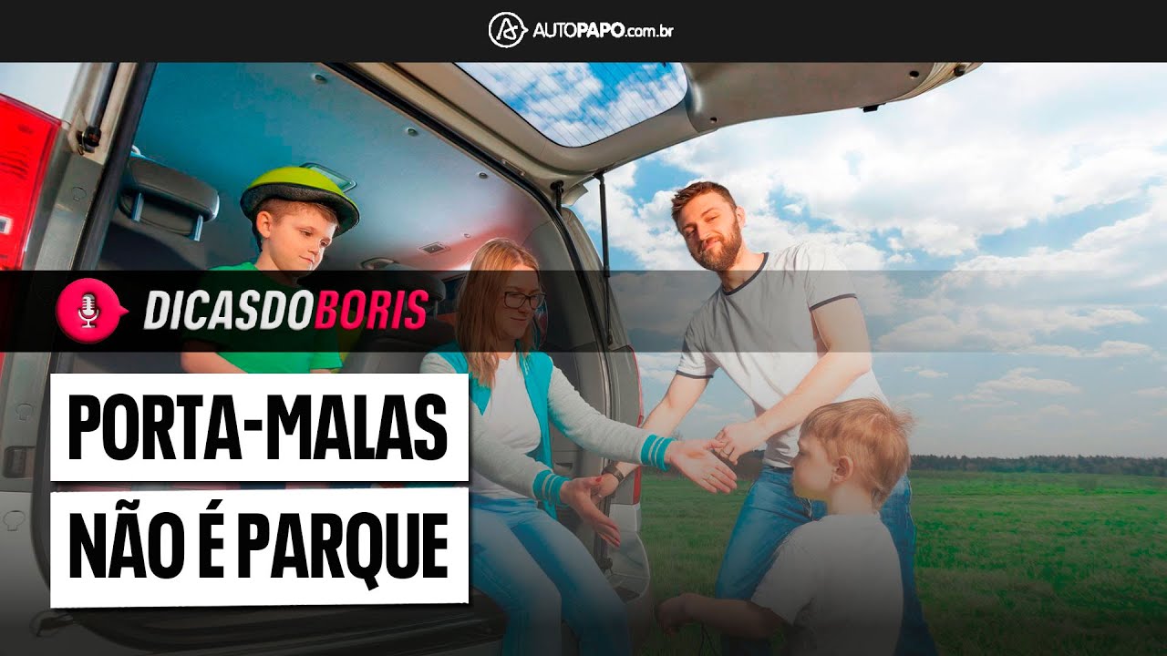 ACREDITE, AINDA HOJE HÁ QUEM DEIXE CRIANÇAS PASSEAREM NO PORTA-MALAS