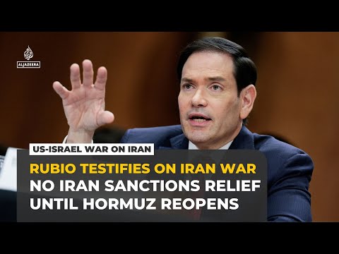 Rubio says US won’t lift Iran sanctions for reopening Strait of Hormuz
