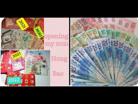 Opening my 2021 #hongbao, #chinese new year| #cny #savings
