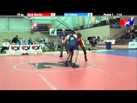 Mark Martin vs. Joe Latham at 2013 ASICS University Nationals - FS