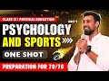 Psychology And Sports Unit 9 One Shot Physical Education
