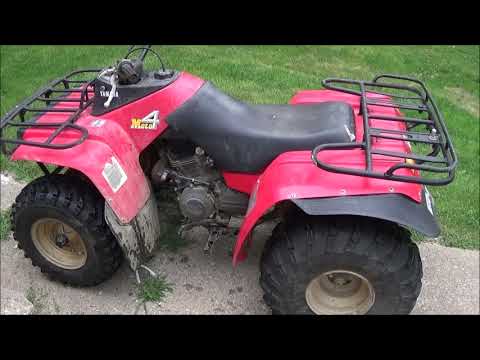 How to change the Air Filter on Yamaha YFM225 Moto-4 Four Wheeler ATV 1986 1987 1988 1989