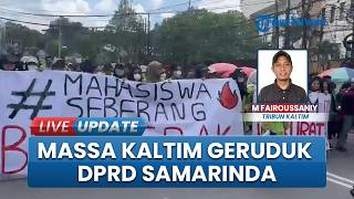 Aksi 214 Jilid 2: Aliansi Rakyat Kaltim Geruduk DPRD Kaltim, Janji Hak Angket hanya “Pemanis”