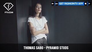 Thomas Sabo Pyramid Studs for a Rock &amp; Roll Rivet Rebel Heart Look | FashionTV | FTV