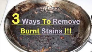 3  Ways To Clean Tough Burnt Stains From Utensils