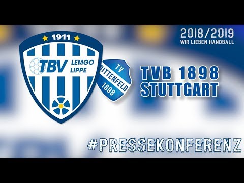 22.11.2018 TBV Lemgo Lippe gg. TVB 1898 Stuttgart - Pressekonferenz