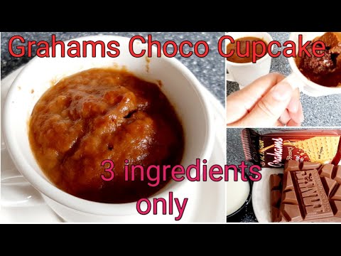 GRAHAM CHOCOLATE MUG CAKE|THREE INGREDIENTS ONLY|Simple Recipe|Pinay in Netherlands