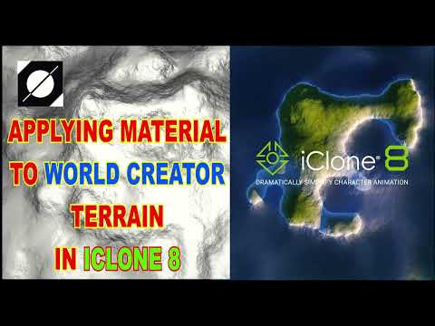 Material to World Creator Generated Mesh in Iclone