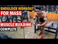 Complete SHOULDER WORKOUT for Muscle Building (Hindi)