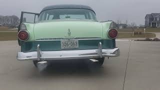 1955 Ford Fairlane Town Sedan Cold Start Video