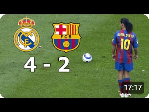 ►REAL MADRID 4-2 FC BARCELONA ◄ ▪ 2005/2006 Highlights Commentary ▪ HD