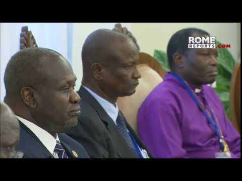 El gesto de Francisco a los líderes de Sudán del Sur