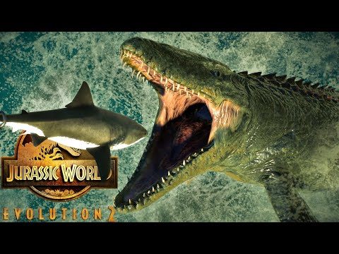 Jurassic World Evolution 2 #17 - Der LEGENDÄRE MOSASAURUS & seine LAGUNE! JWE 2 Deutsch