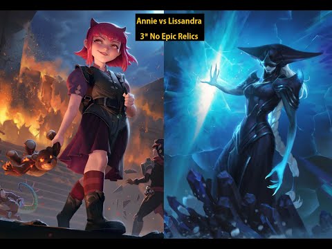 Annie (3 star no epic) vs Lissandra - Legends of Runeterra