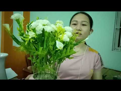 Chia sẻ cách cắm hoa phăng trắng đơn giản e đẹp mắt