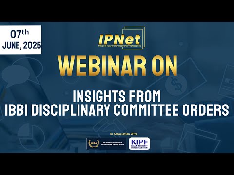 IP Net – Insights from IBBI Disciplinary Committee Orders